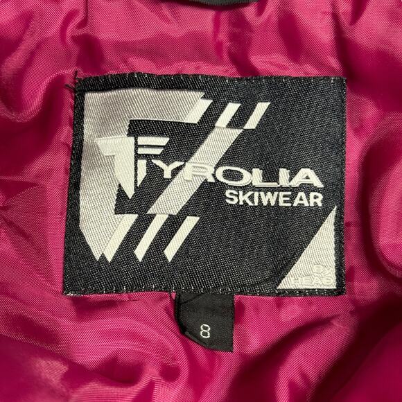 Tyrolia by Head VTG Skiwear Women’s 2 PC SZ 8 Apres 80s Y2K Purple Fleece Snow - Picture 9 of 16